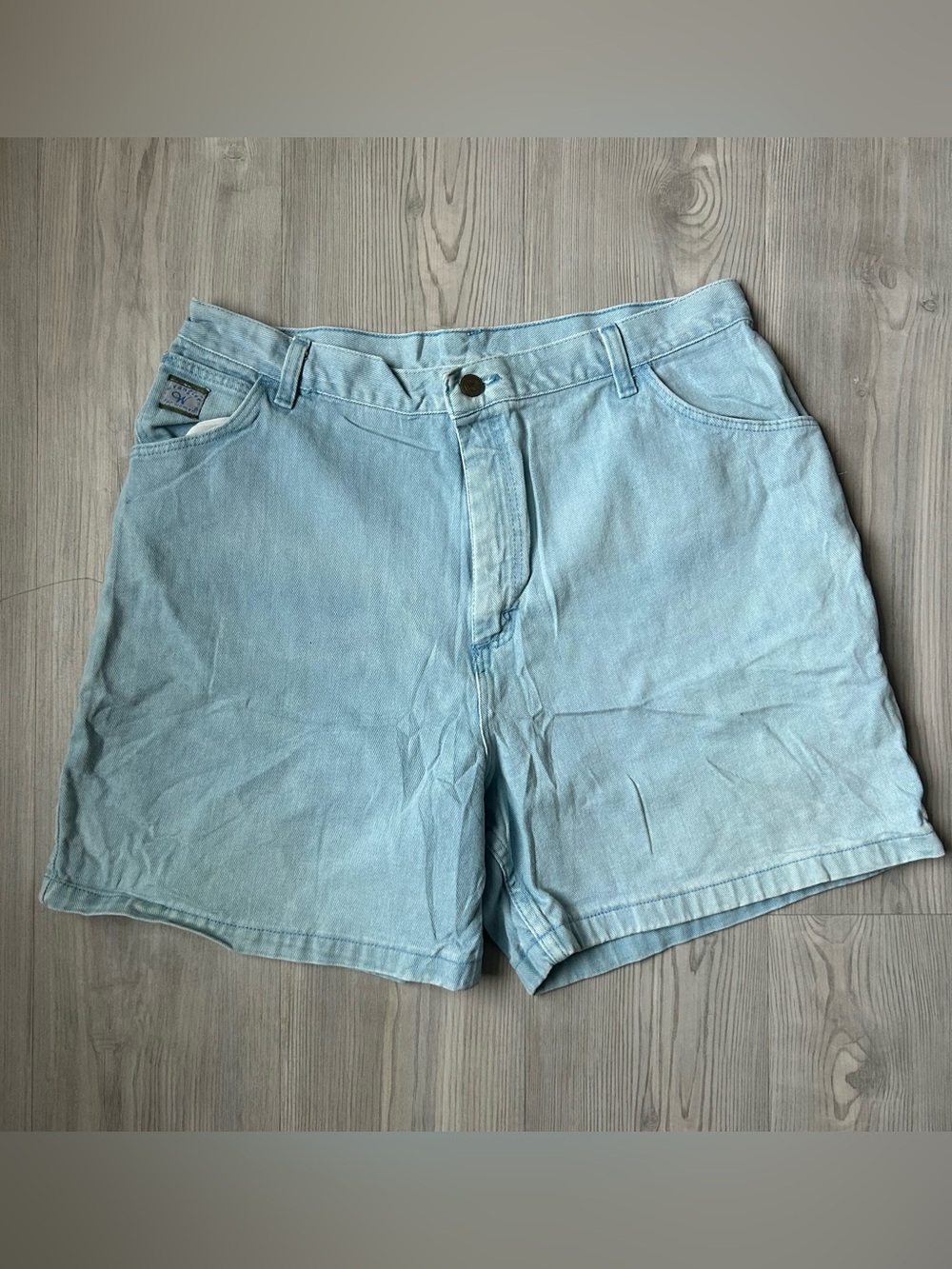 Wrangler Light Blue Jean Shorts